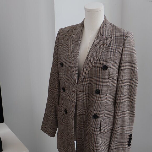 Celine Houndstooth Double Breasted Blazer - Picture 2 of 16